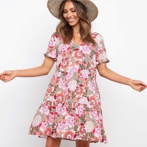Petal + Pup floral Carver dress